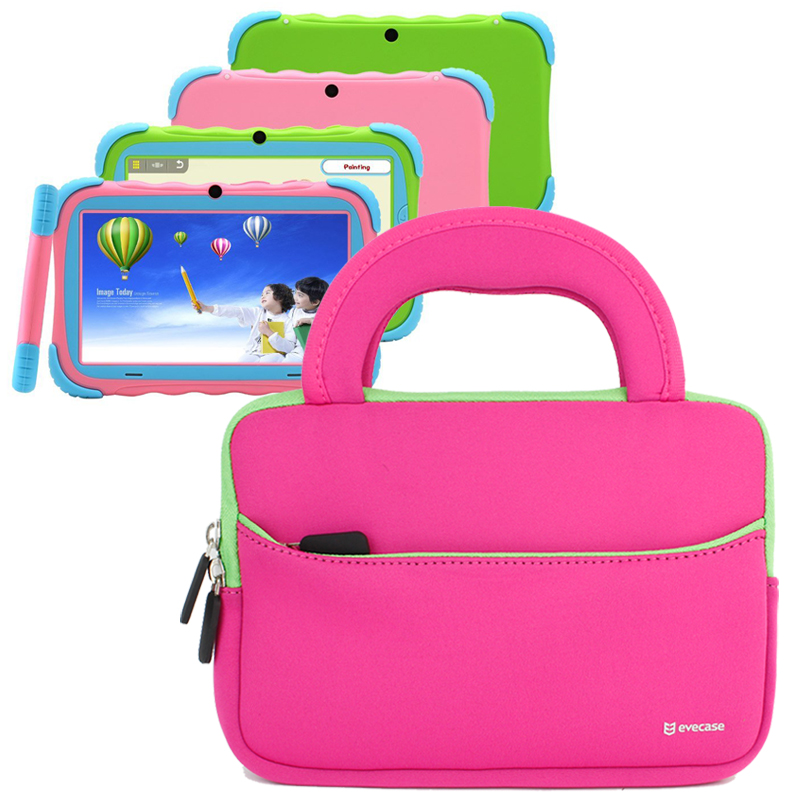 Sleeve Portfolio Cover Handle Carrying Case Bag For iRulu 7 inch Kids